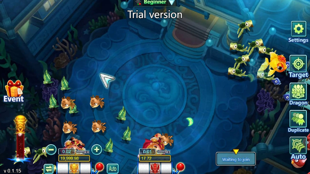 Screenshot of Longya Fishing during the normal game