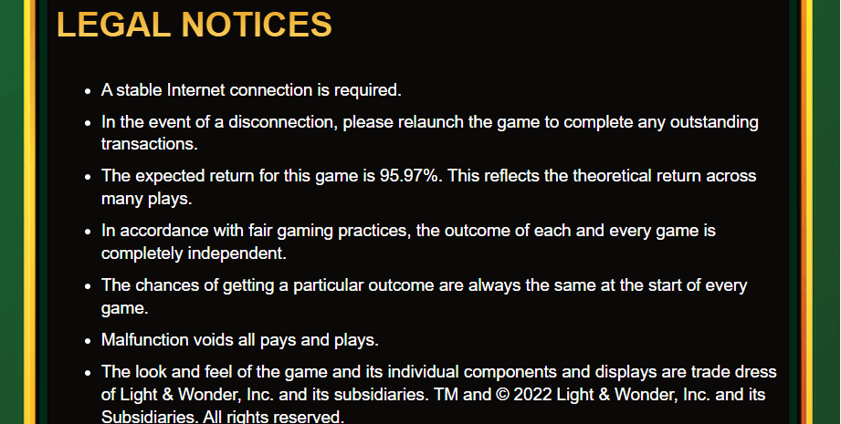 rtp of slot text