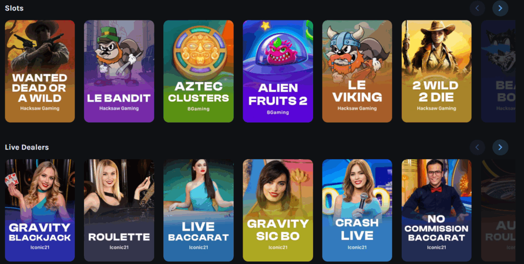 spin quest casino games
