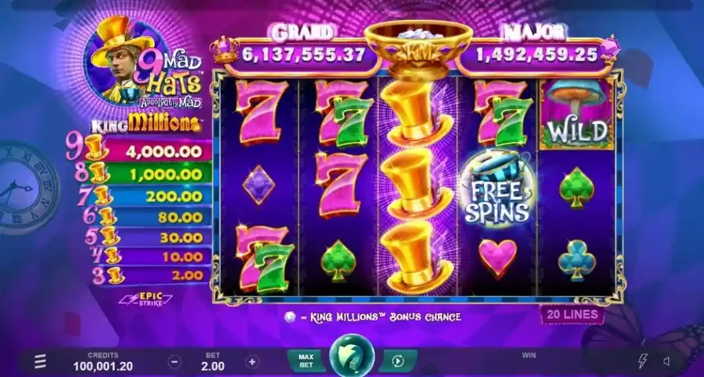 9 mad hats screenshot