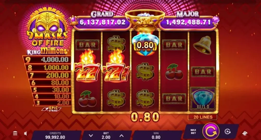 9 masks of fire screenshot