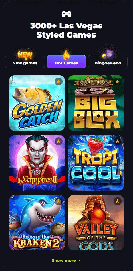 luckyrush casino games