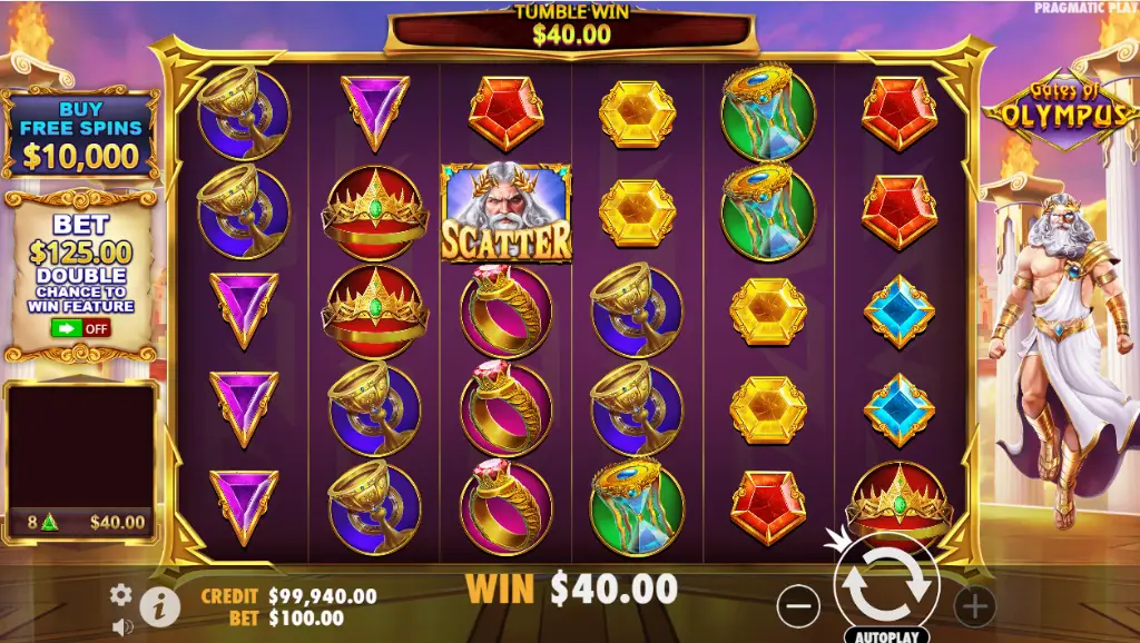 gates of olympus screenshot