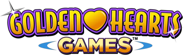 Golden Hearts - Logo with golden heart design.