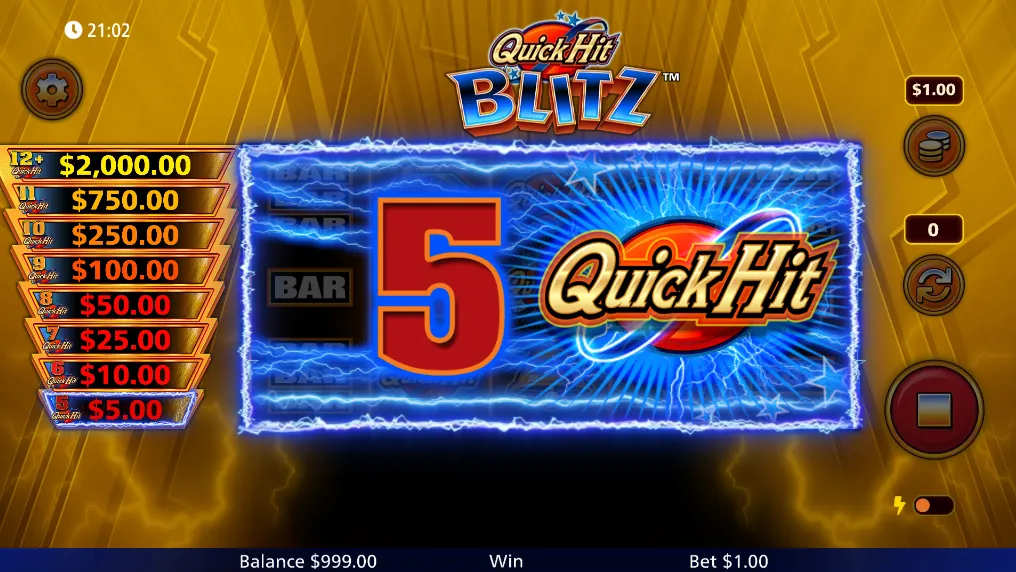 quick hit blitz gold screenshot