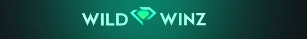 WILD WINZ - Logo with green gradient background.