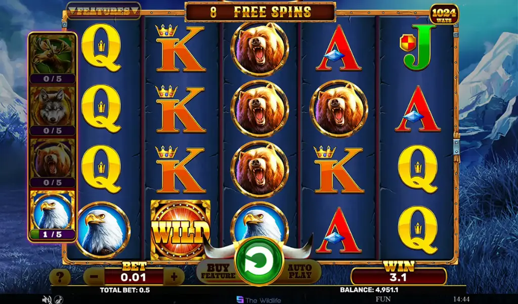Buffalo Rampage - Slot Game with Free Spins Feature