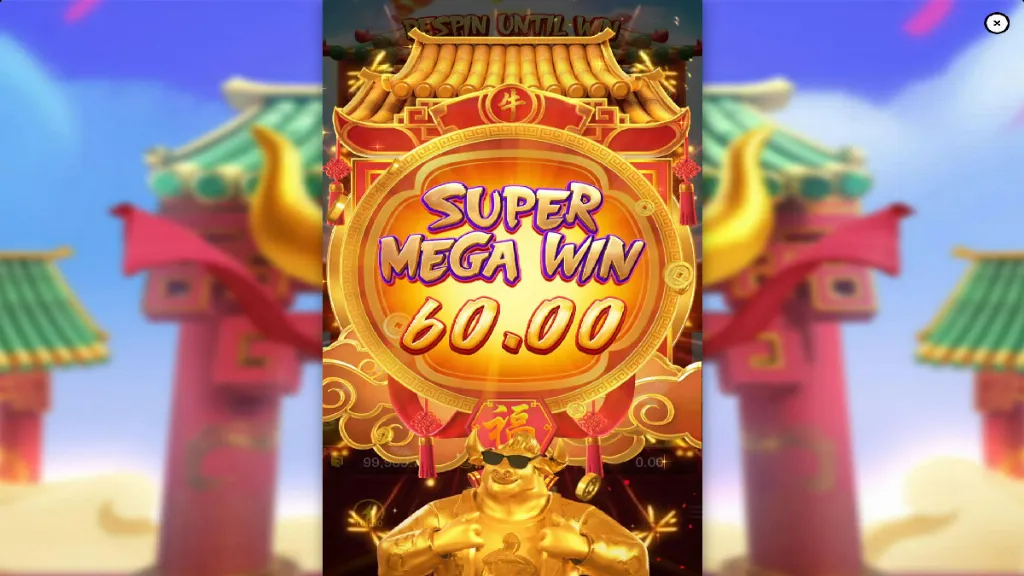 Fortune Ox - Banner with Super Mega Win 60.00