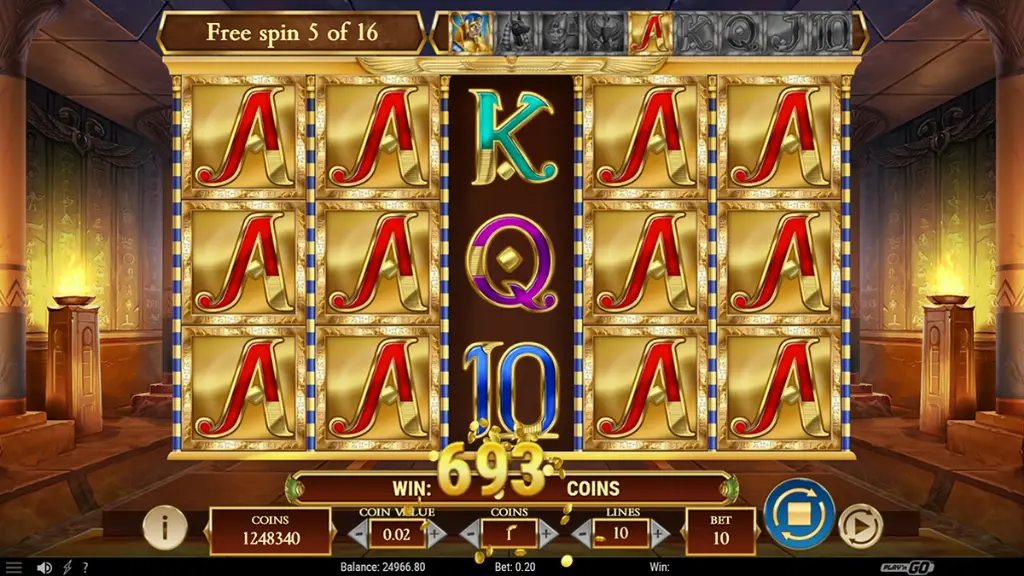 Legacy of Dead - Game Screenshot with slot reels.