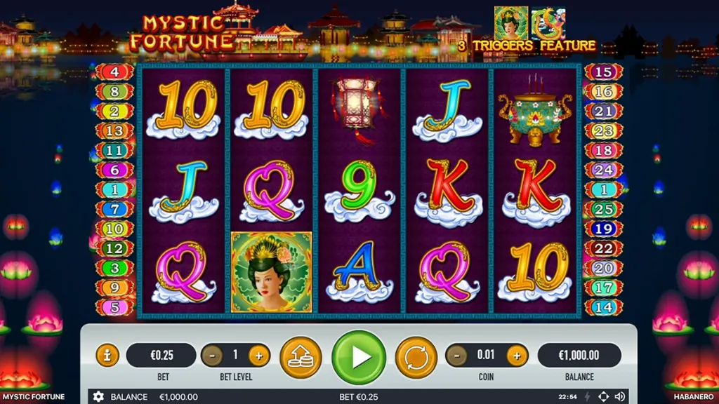 Mystic Fortune - Slot game photo with vibrant symbols.