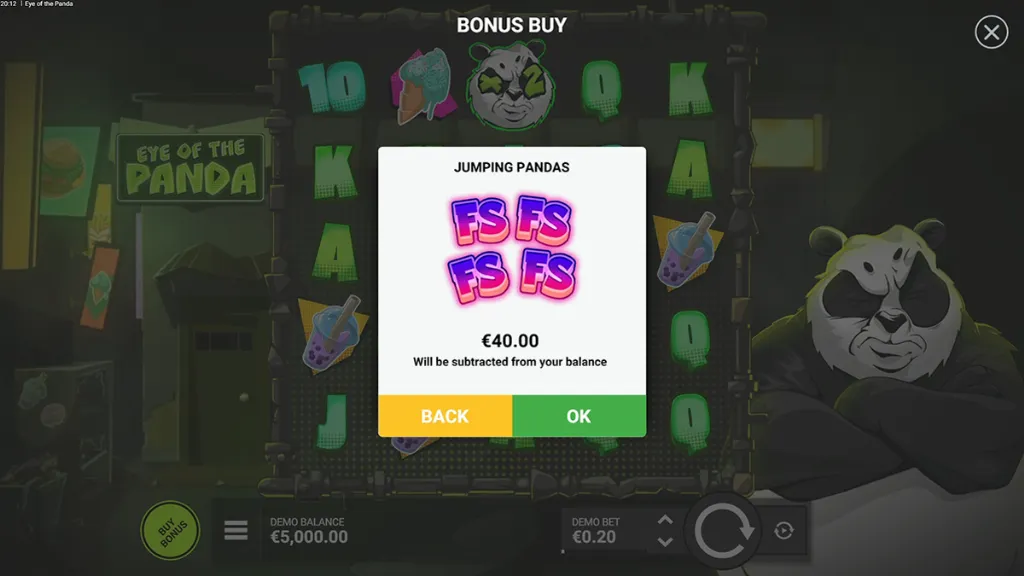 Eye of the Panda - Product Photo with bonus buy option.