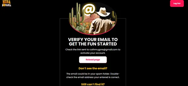 verification at mega bonanza