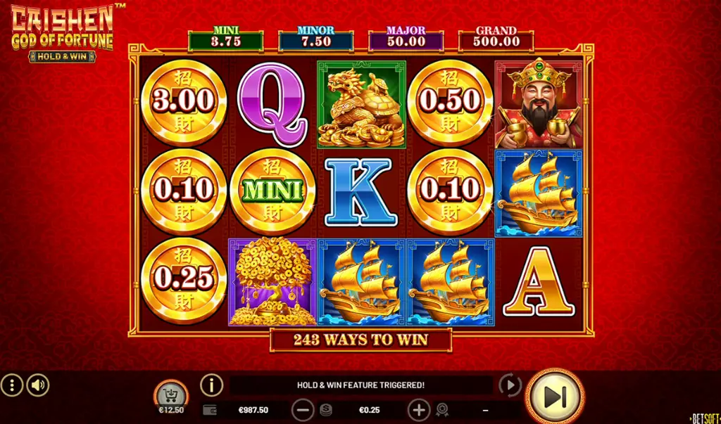 Caishen - Slot Game with Fortune Bonus Trigger
