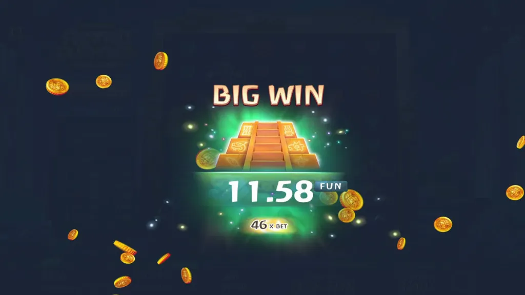 Aztec Clusters - Banner with big win display