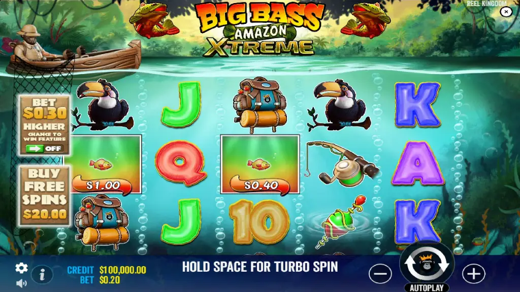 Big Bass - Product photo with fishing theme.
