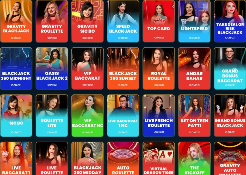 RichSweeps live dealer games showcase roulette, blackjack, baccarat, Sic Bo, Andar Bahar, Teen Patti, and more hosted by real dealers.