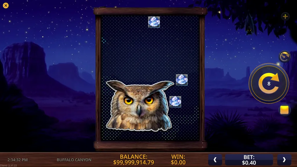 Buffalo Canyon - Game Screen with Bonus Trigger