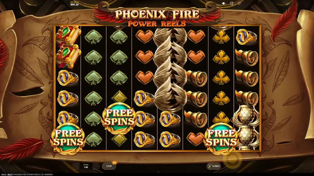 Phoenix Fire - Product photo with bonus trigger visible