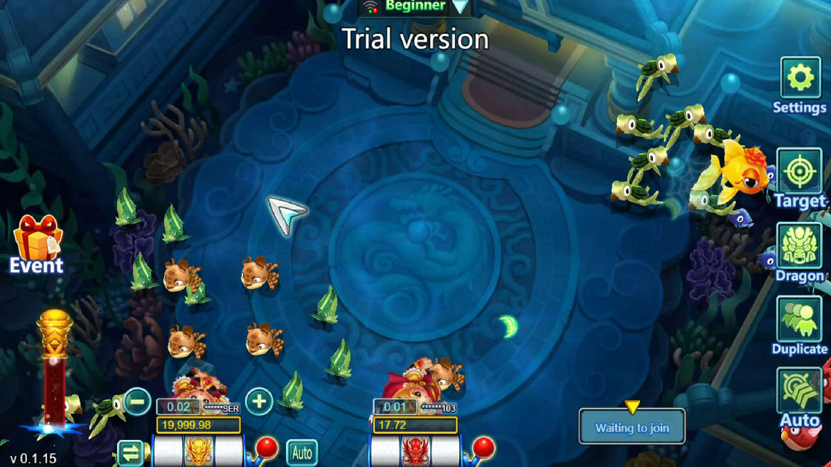 Screenshot of Longya Fishing during the normal game
