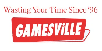 Gamesville logo with slogan