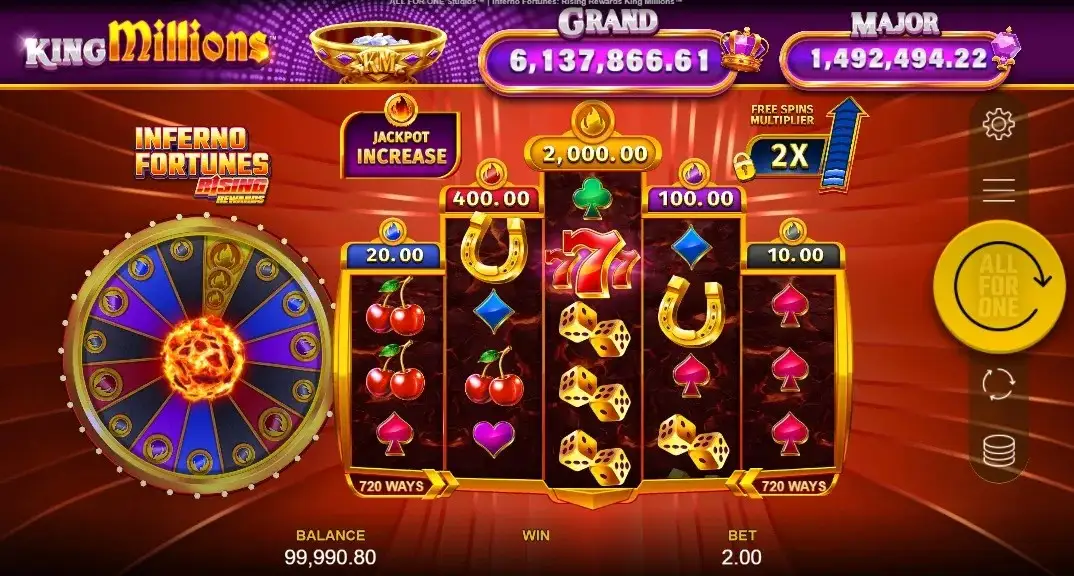 Inferno Fortunes slot screenshot