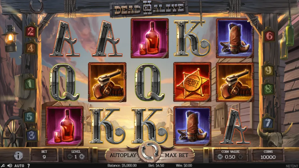 dead or alive slot screenshot