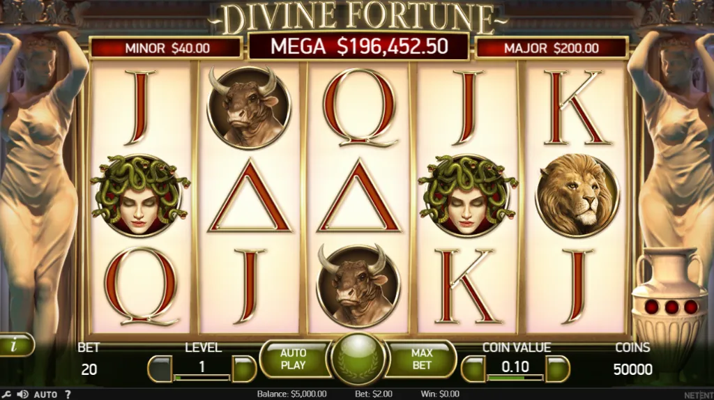 divine fortune slot screenshot