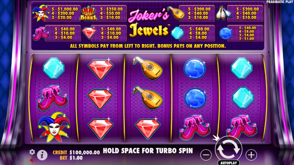 jokers jewels screenshot