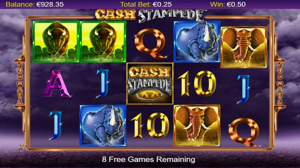 Cash Stampede - Slot Game with bonus features
