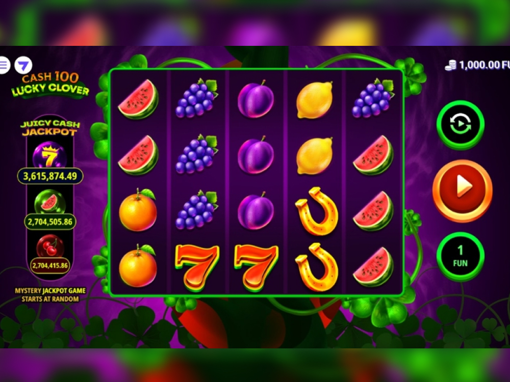 Cash 100 Lucky Clover