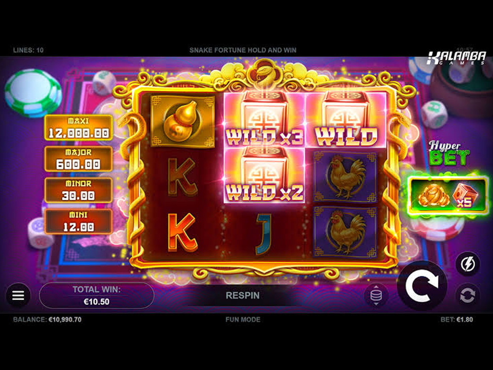 Snake Fortune Hold and Win