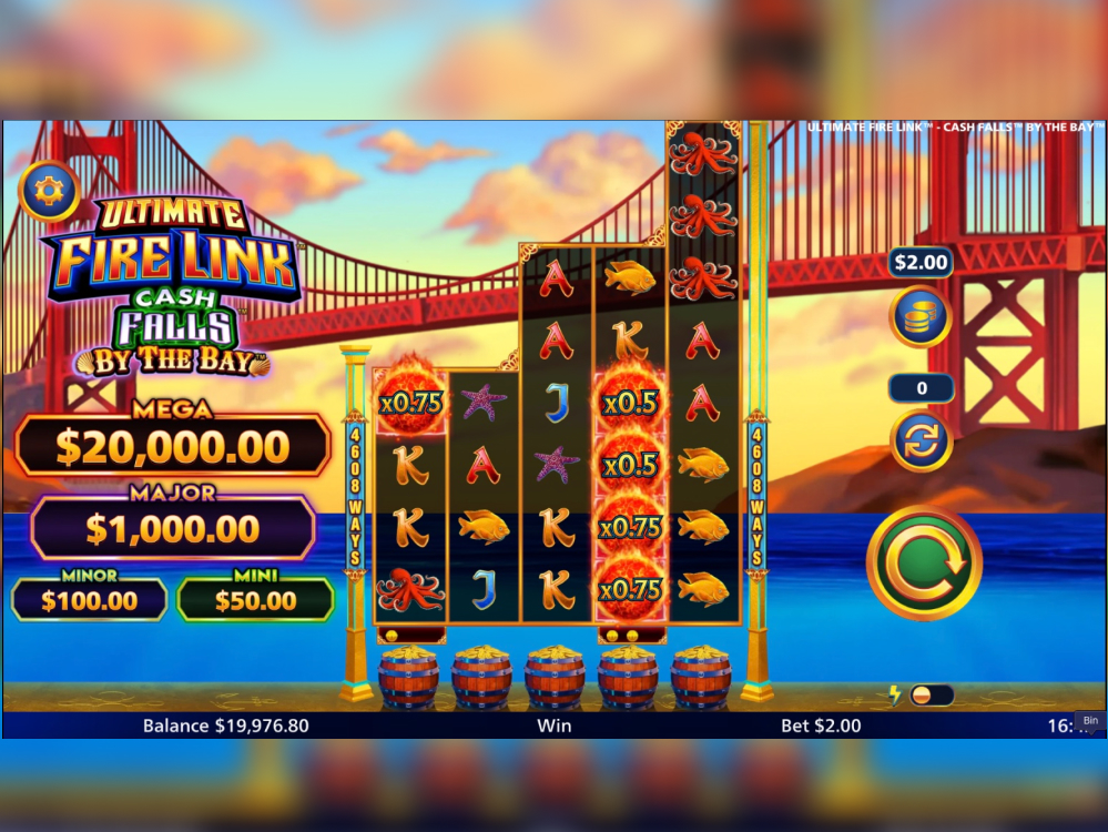 Ultimate Fire Link Cash Falls By the Bay