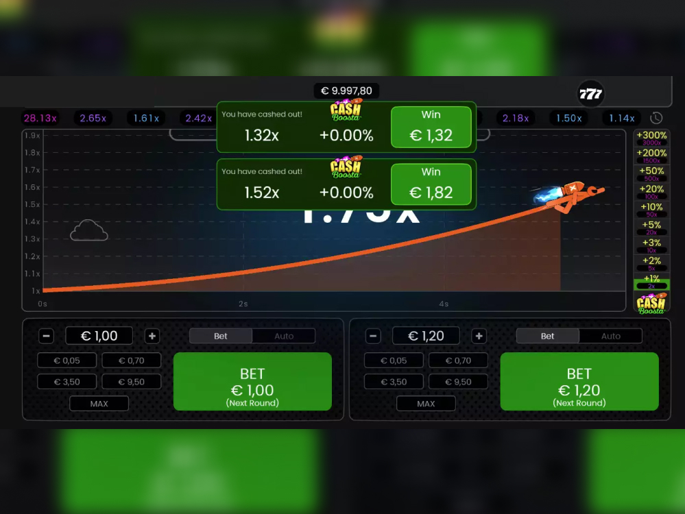FlyX Cash Booster