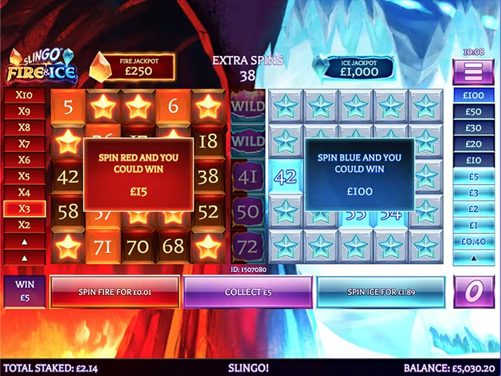 Slingo Fire And Ice
