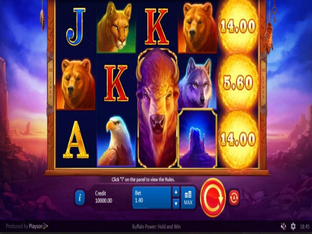 Buffalo Power Hold And Win