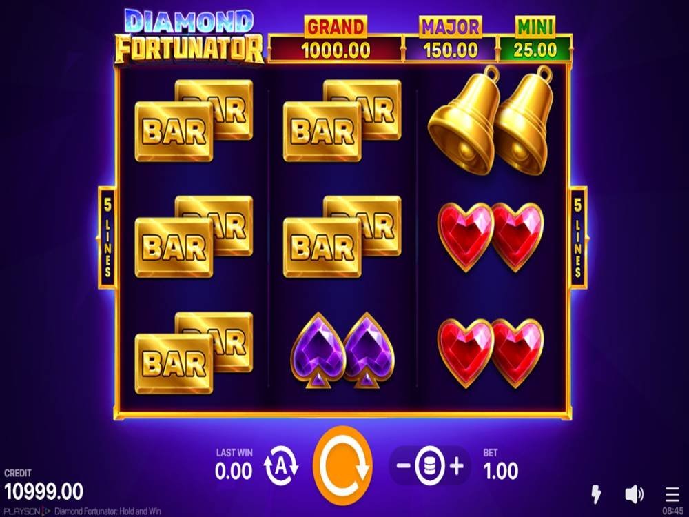 Diamond Fortunator Hold And Win