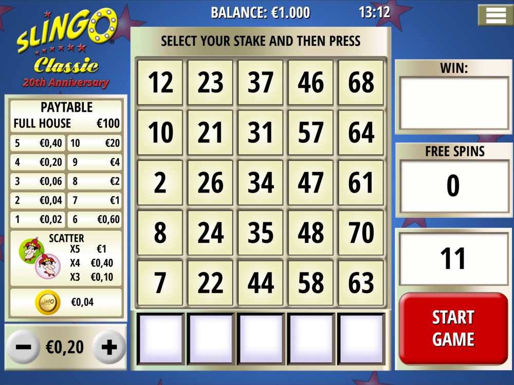 Slingo Classic