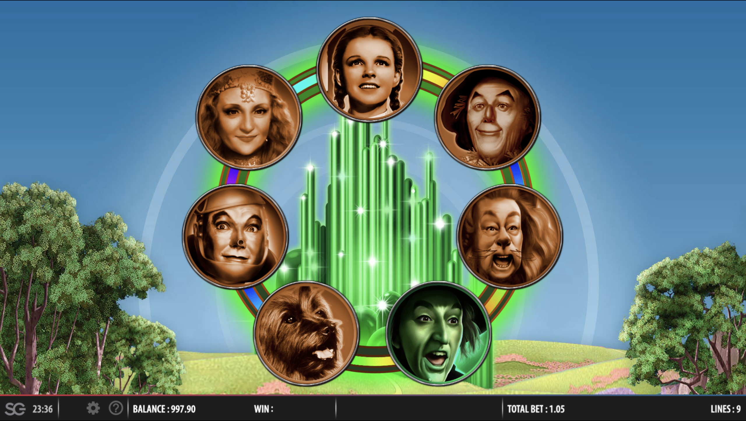 The Wizard Of Oz Road To Emerald City slot game