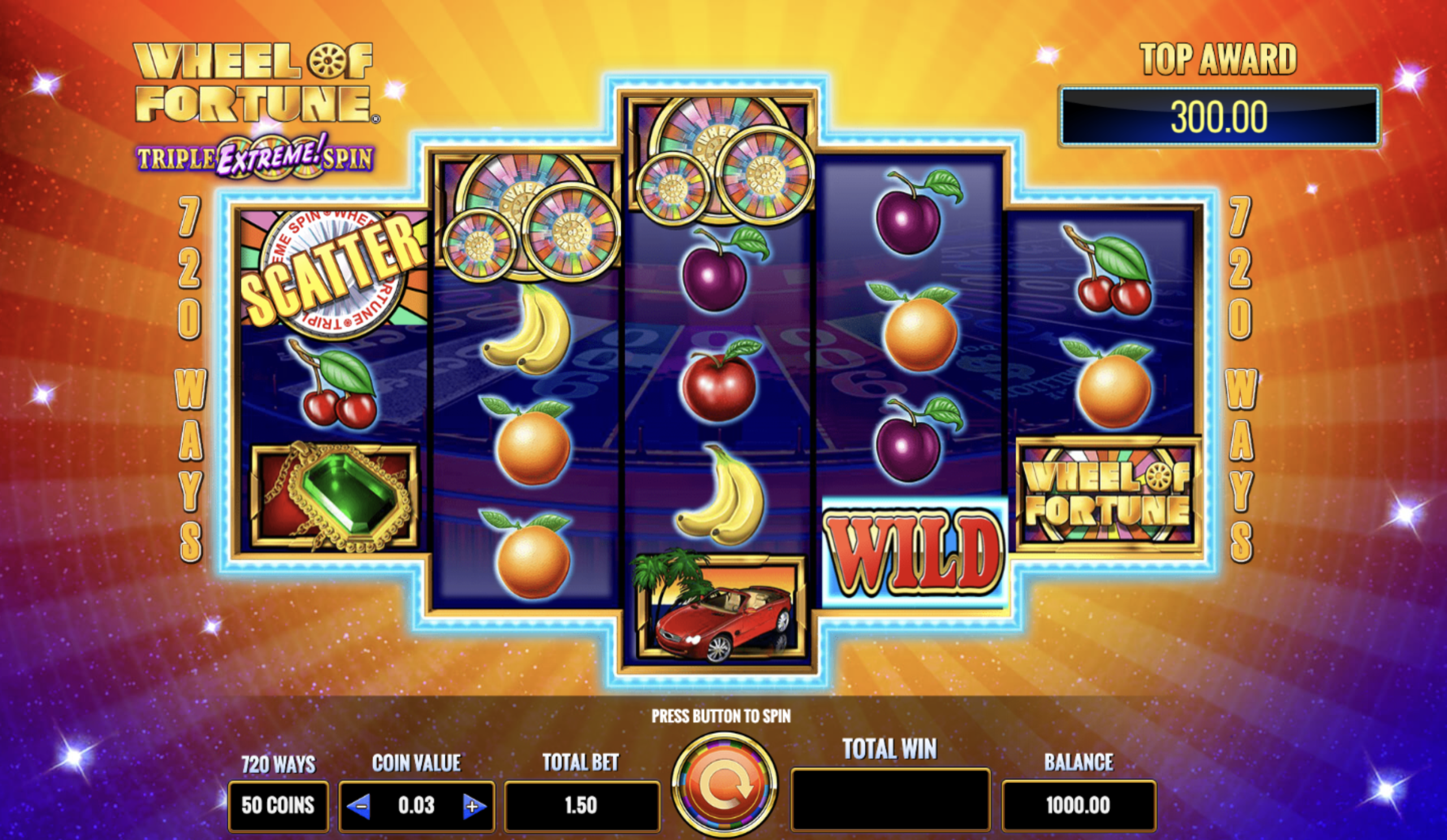 wheel of fortune triple extreme spin gameplay scaled