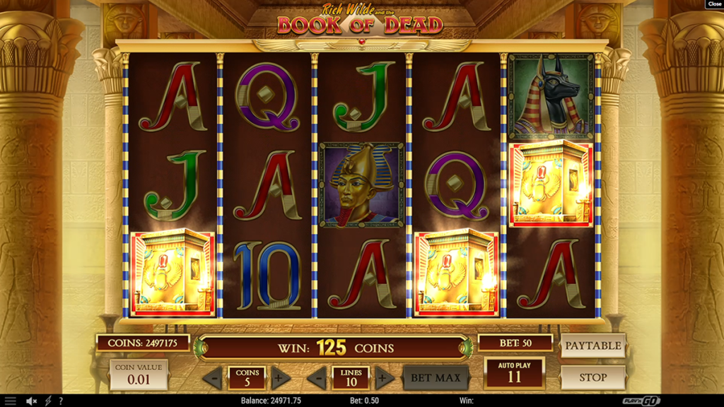Book of Dead slot game