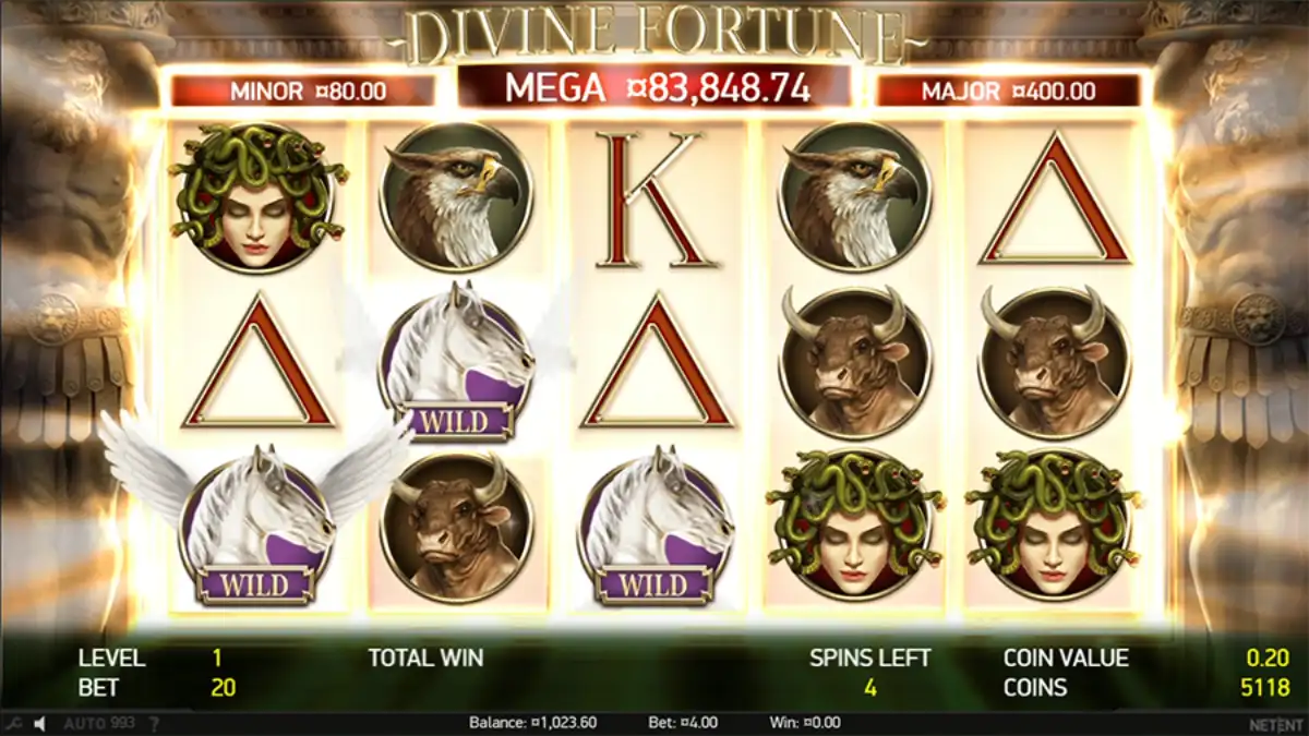 divine fortune during bonus