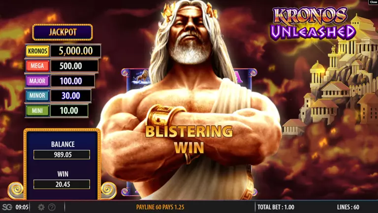 kronos unleashed big win
