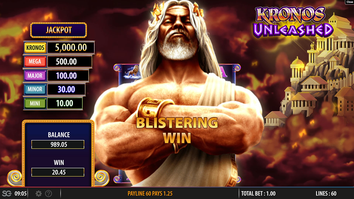 kronos unleashed big win