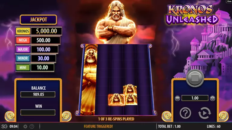 kronos unleashed bonus