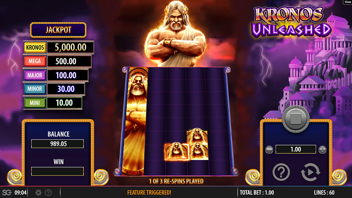 kronos unleashed bonus