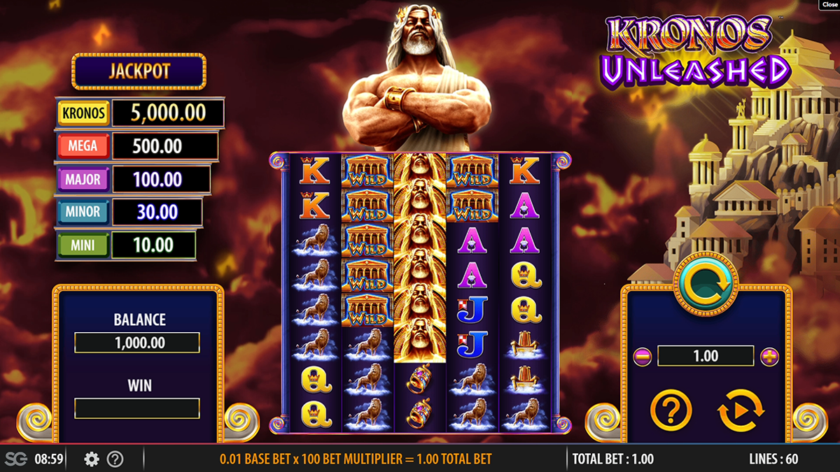 kronos unleashed slot games