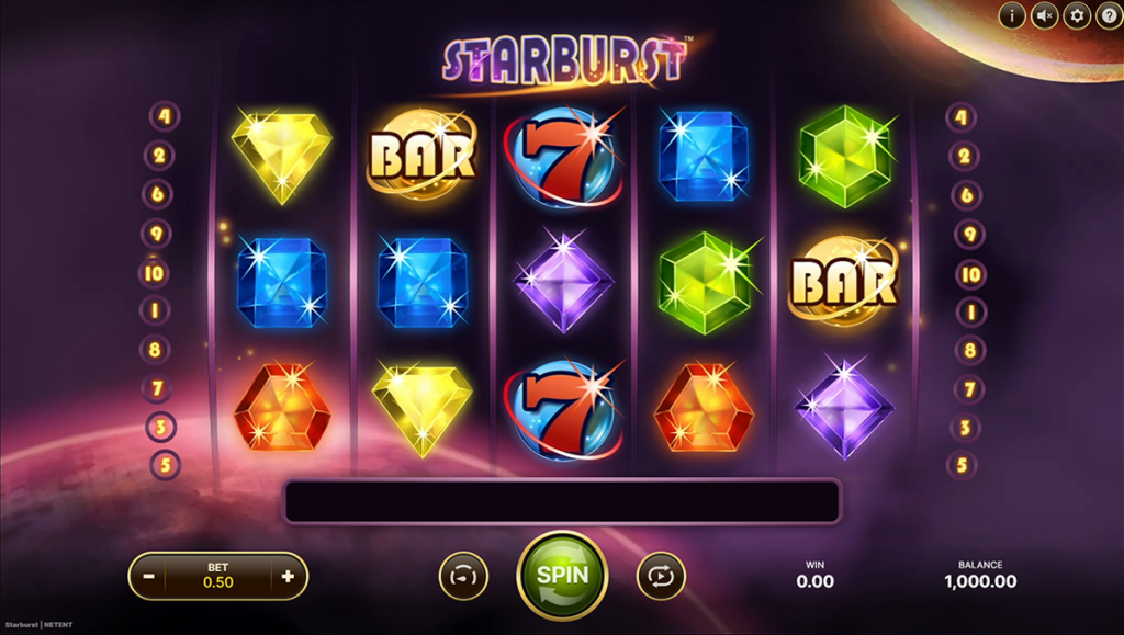 Starburst slot game