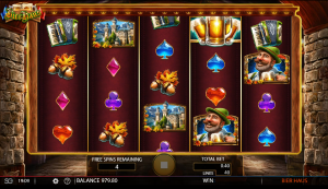 Sticky Wilds locked in place during the Bier Haus Free Spins bonus round.