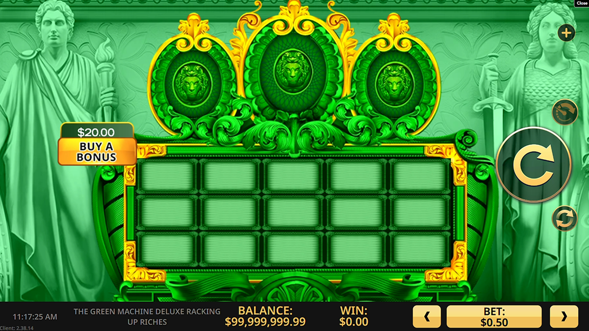 Green Machine Racking Up Riches slot games
