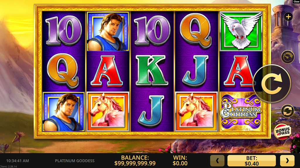 Platinum Goddess slot game